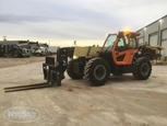 Used JLG Telehandler under setting sun